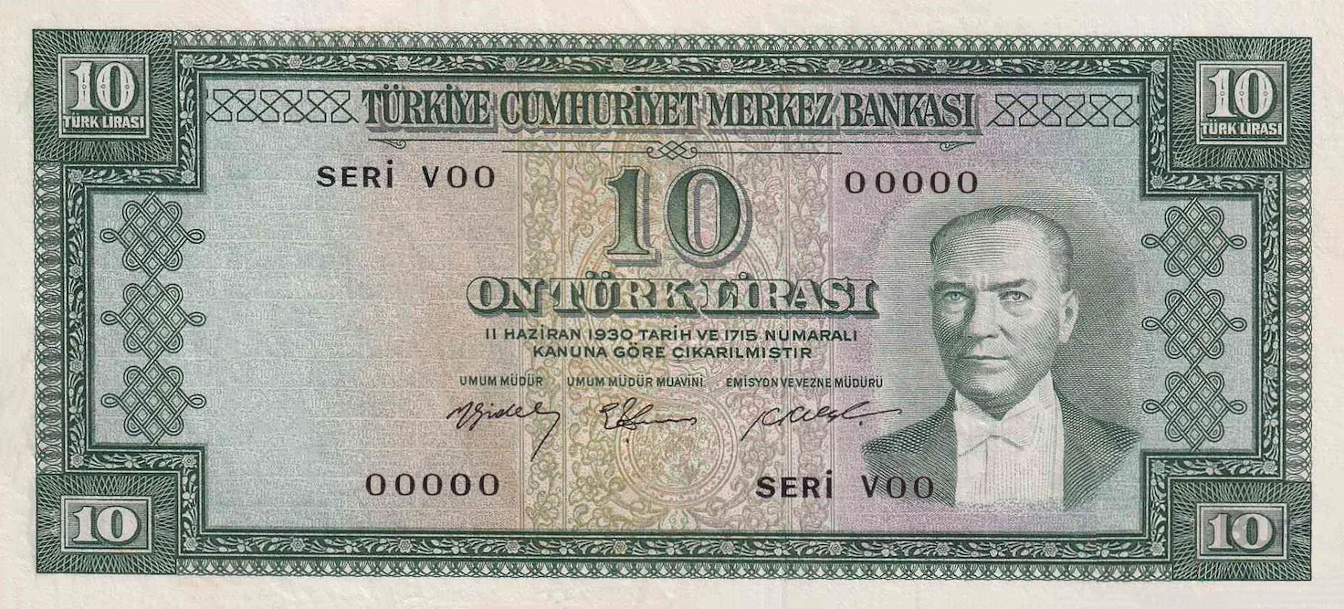 10 Türk Lirası (E5-Tertip III)